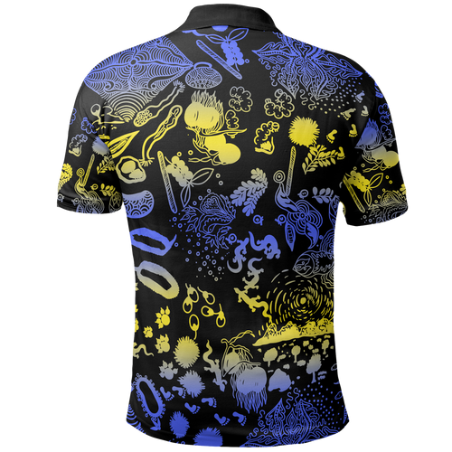 polo-shirt-australian-aboriginal-golden-wattle-unisex