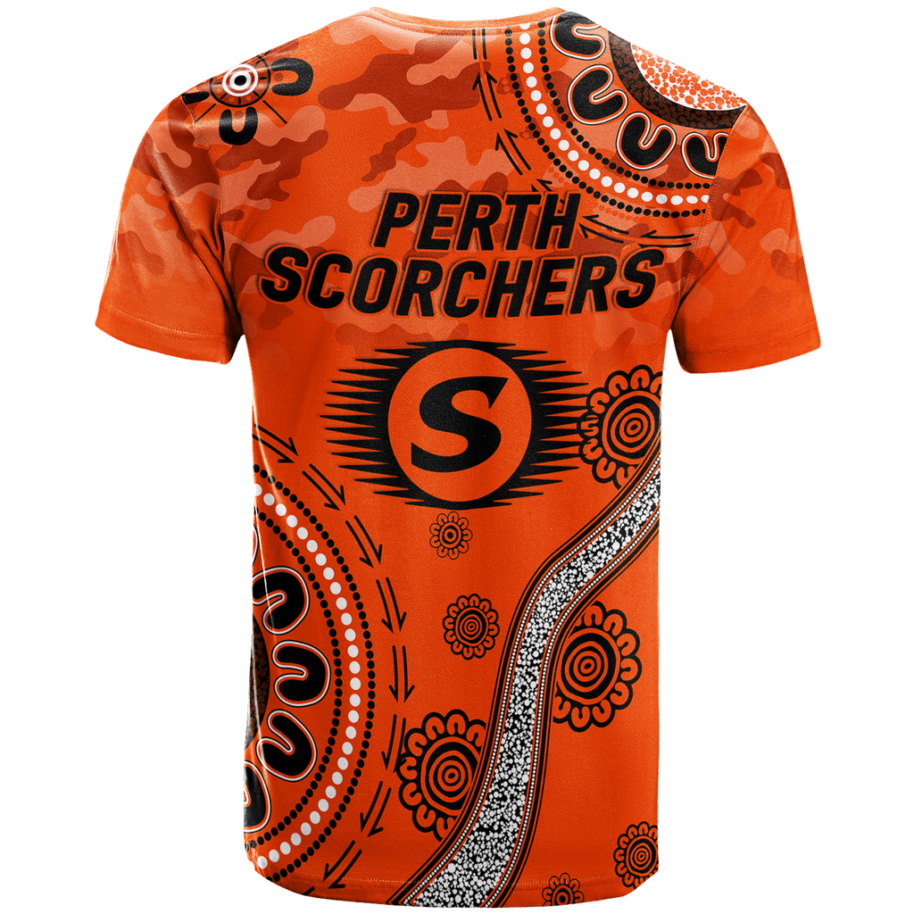Perth Scorchers ANZAC Day Aboriginal T-Shirt - LT12