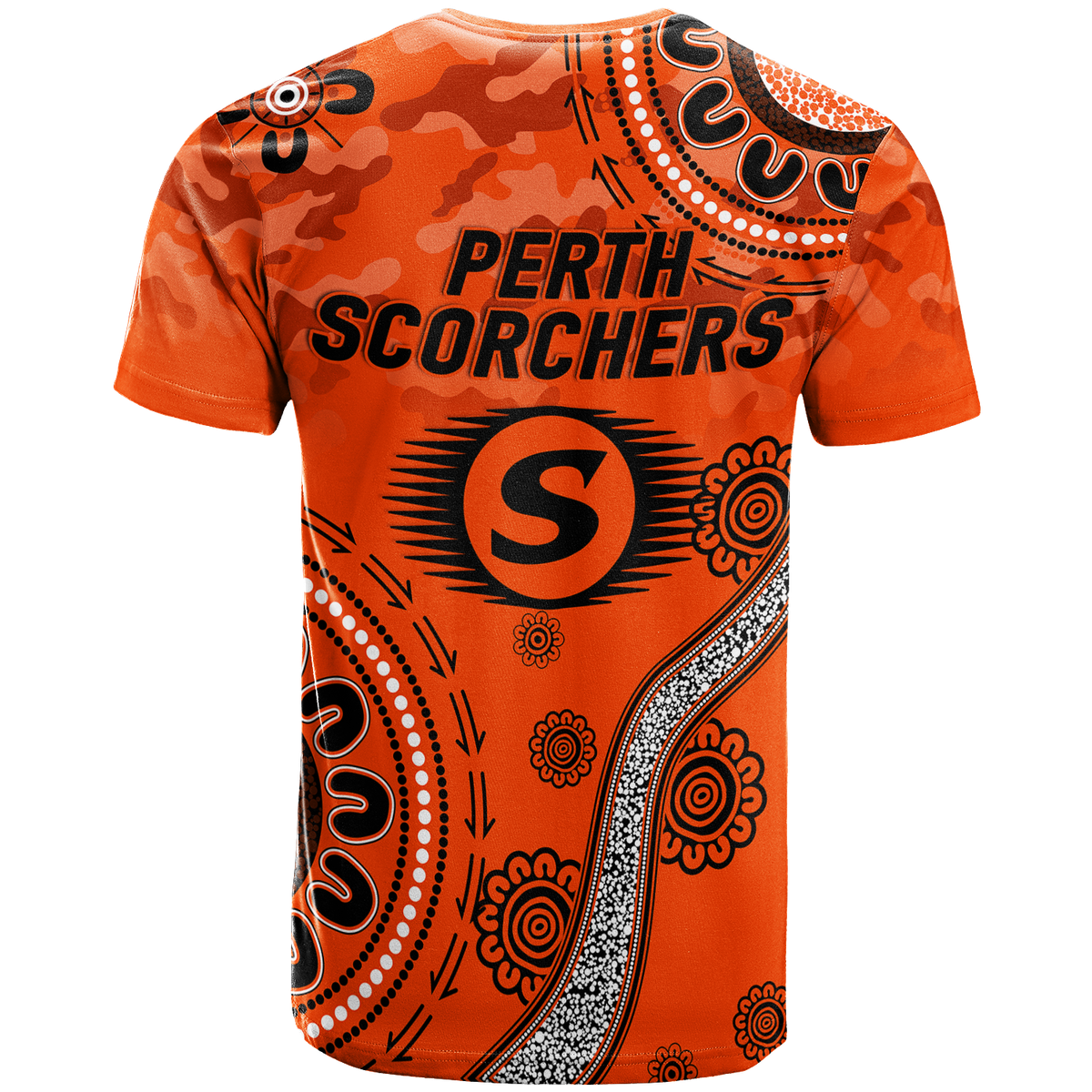 Perth Scorchers ANZAC Day Aboriginal T-Shirt - LT12