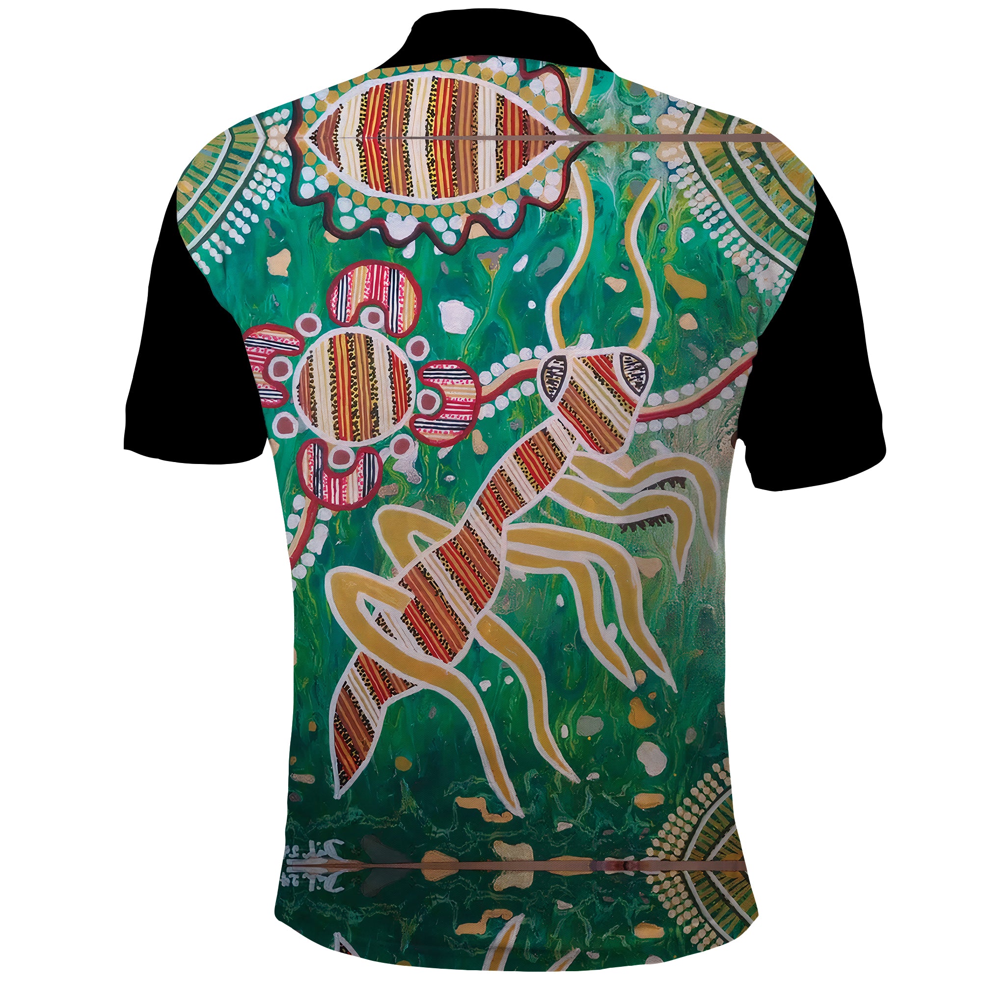 CUSTOMER REQUEST- Hector Ritchie - 01/08/2025 - Praying Mantis Polo Shirt - LT14