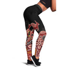 NAIDOC Week 2025 Indigenous Leggings Dark Retro LT7