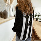 (Custom Text And Number) Magpies Football Women Casual Shirt Collingwood 1892 Indigenous Sporty Style LT14