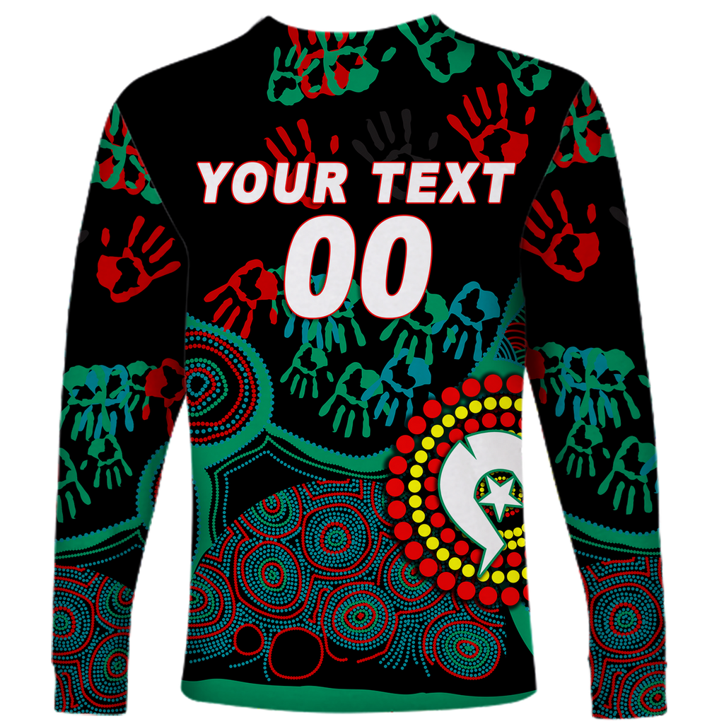 (Custom Personalised) NAIDOC Week 2023 Aboriginal Art For Our Elders Long Sleeve Shirt - LT12
