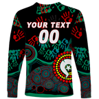 (Custom Personalised) NAIDOC Week 2023 Aboriginal Art For Our Elders Long Sleeve Shirt - LT12