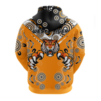 Wests Tiger Rugby Aboriginal Pattern Hoodie - LT2