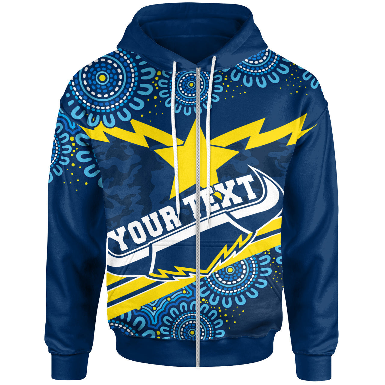 Cowboys Rugby Hoodie - Custom Aboriginal Cowboys Hoodie RLT13