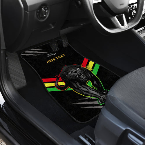 Personalised NRL Panthers Car Mats Premiers 2023 Three Peat Proud Of Our Boys Black LT14