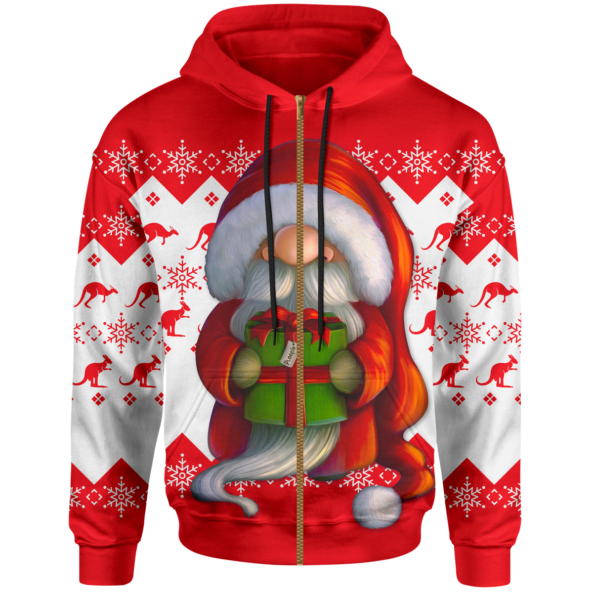 christmas-zip-up-hoodie-christmas-gnome-hoodie-kangaroo-snowflakes-unisex