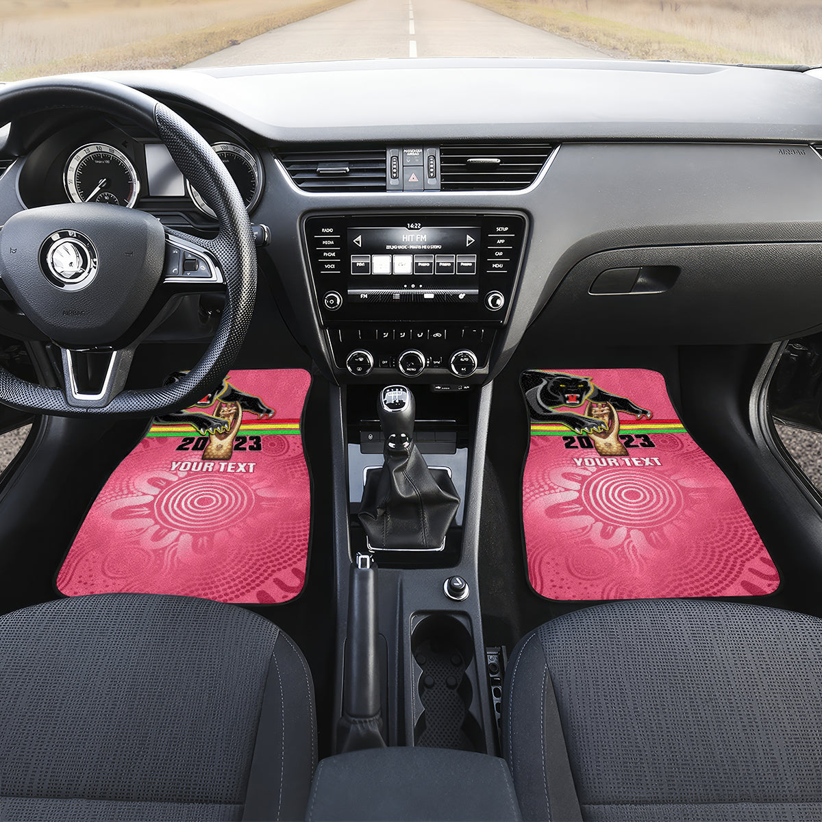 Panthers Car Mats Premiers Back To Back 2023 Pink Version LT14