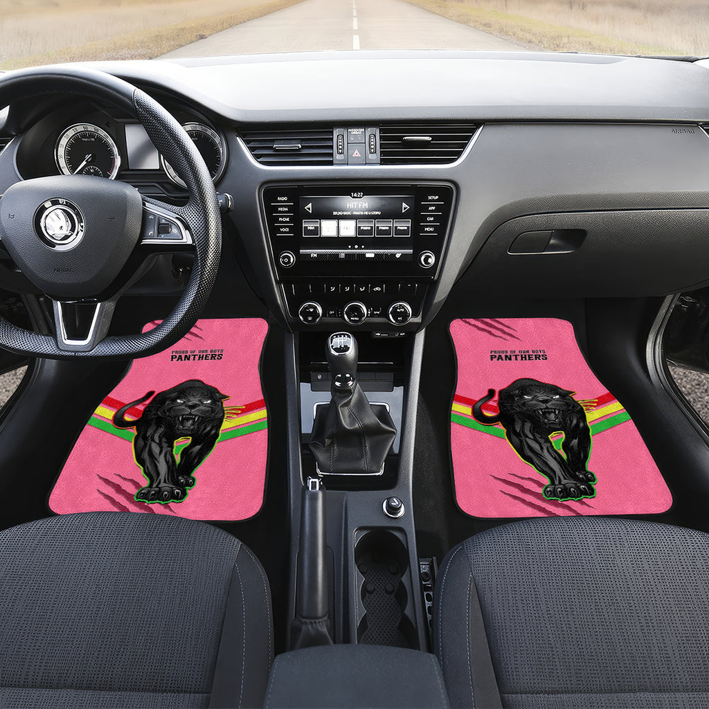 NRL Panthers Car Mats Premiers 2023 Three Peat Proud Of Our Boys Pink LT14