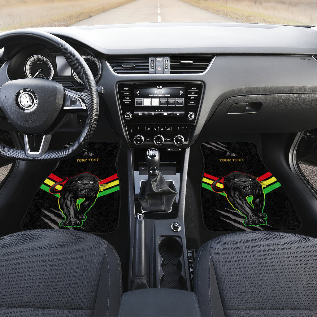 Personalised NRL Panthers Car Mats Premiers 2023 Three Peat Proud Of Our Boys Black LT14
