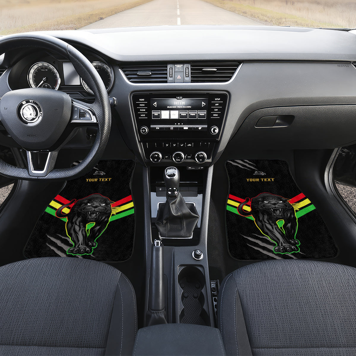 Personalised NRL Panthers Car Mats Premiers 2023 Three Peat Proud Of Our Boys Black LT14