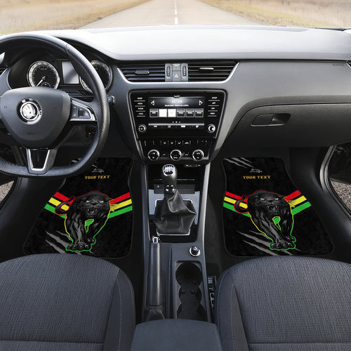 Personalised NRL Panthers Car Mats Premiers 2023 Three Peat Proud Of Our Boys Black LT14