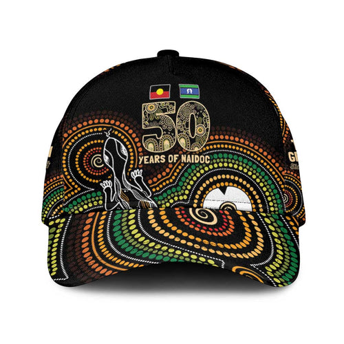 50 Years of NAIDOC Week Indigenous Classic Cap Honor The Past - Grace The Present - Aussie Hoodie