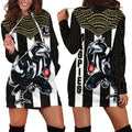 Magpies Football Hoodie Dress Collingwood 1892 Indigenous Sporty Style LT14