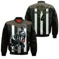 (Custom Text And Number) Magpies Football Bomber Jacket Collingwood 1892 Indigenous Sporty Style LT14