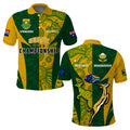 Australia Rugby and South Africa Rugby Polo Shirt Wallabies Mix Springboks Sporty LT14