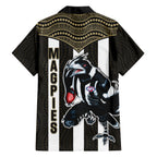 Magpies Football Hawaiian Shirt Collingwood 1892 Indigenous Sporty Style LT14