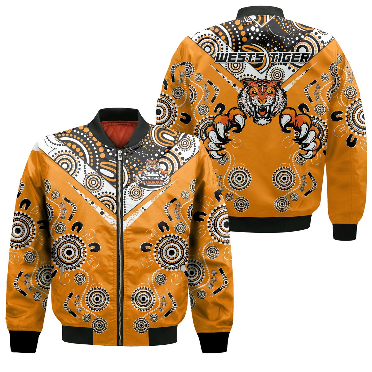 Wests Tiger Rugby Aboriginal Pattern 