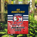Roosters Rugby Garden Flag Aboriginal Go Premiers 2023 LT14