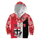 Saints Football Hoodie KID St Kilda 1873 Aboriginal Dot Painting LT14