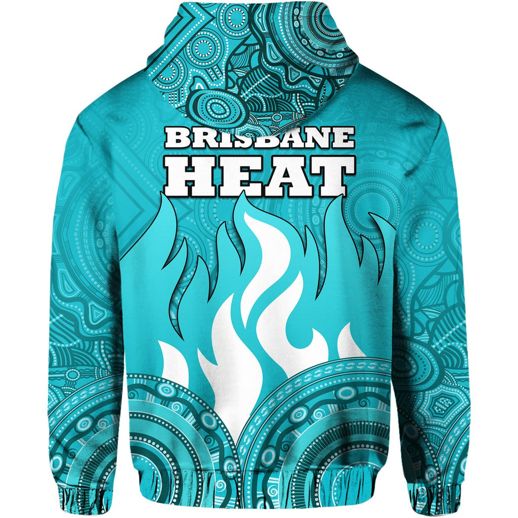 Brisbane Heat Indigenous Aboriginal Arts Zip Up And Pullover Hoodie LT9