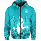 Brisbane Heat Indigenous Aboriginal Arts Zip Up And Pullover Hoodie LT9