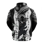 Personalised Collingwood Magpies Aboriginal Hoodie Artsy Vibes LT7 - Vibe Hoodie Shop