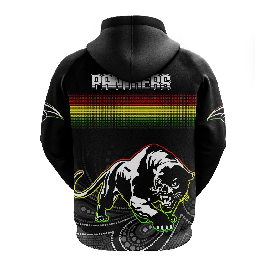 Black Panthers Rugby League Aborigina Hoodie - LT2
