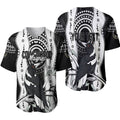 Personalised Collingwood Magpies Aboriginal Baseball Jersey Artsy Vibes - Vibe Hoodie Shop
