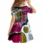 Customer Request -  dawngrainer90 - 05/06/25 - Kid Short Sleeve Dress - LT9