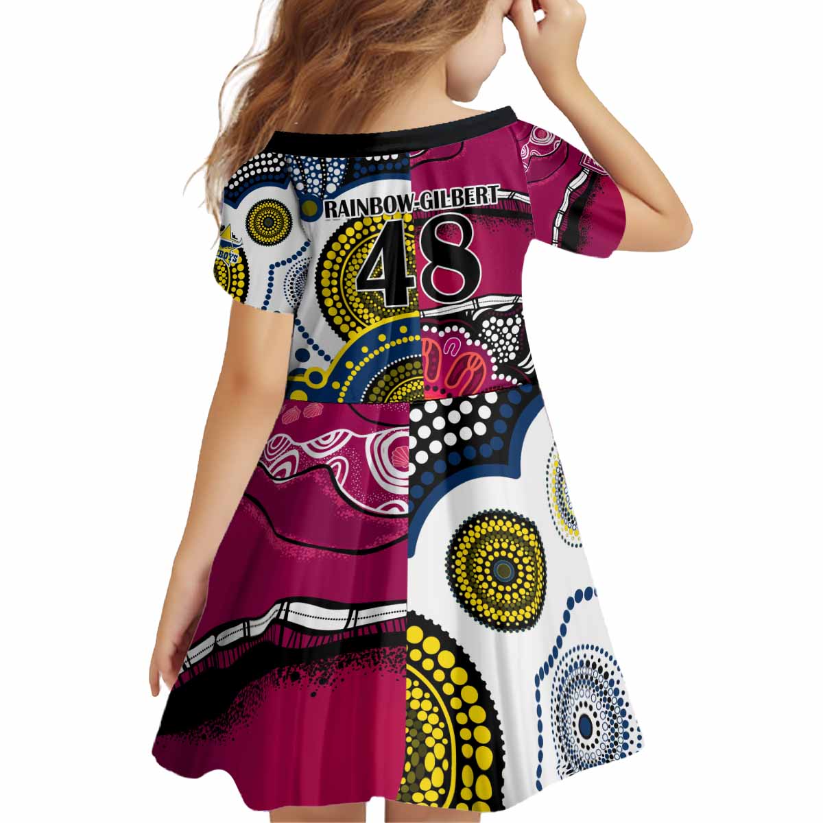 Customer Request -  dawngrainer90 - 05/06/25 - Kid Short Sleeve Dress - LT9