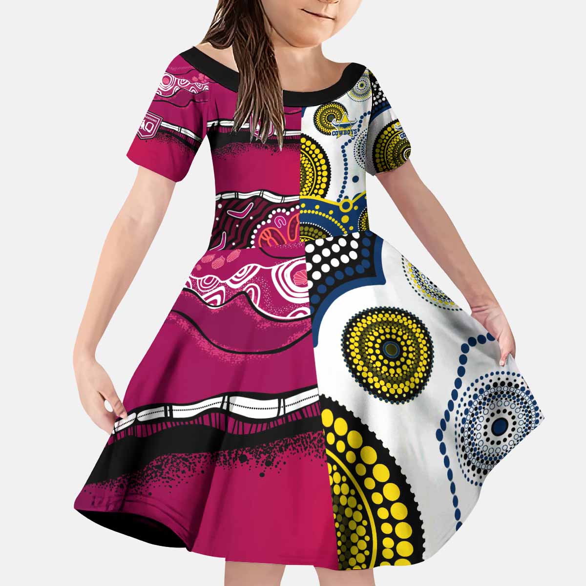 Customer Request -  dawngrainer90 - 05/06/25 - Kid Short Sleeve Dress - LT9