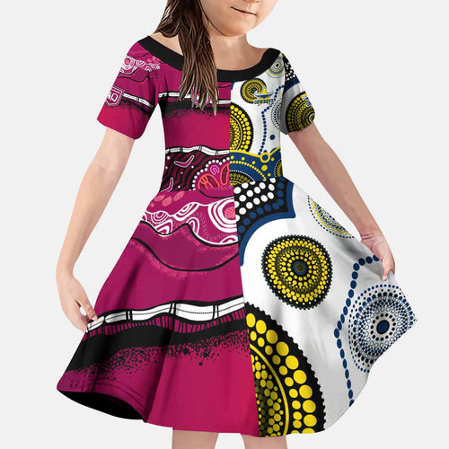 Customer Request -  dawngrainer90 - 05/06/25 - Kid Short Sleeve Dress - LT9
