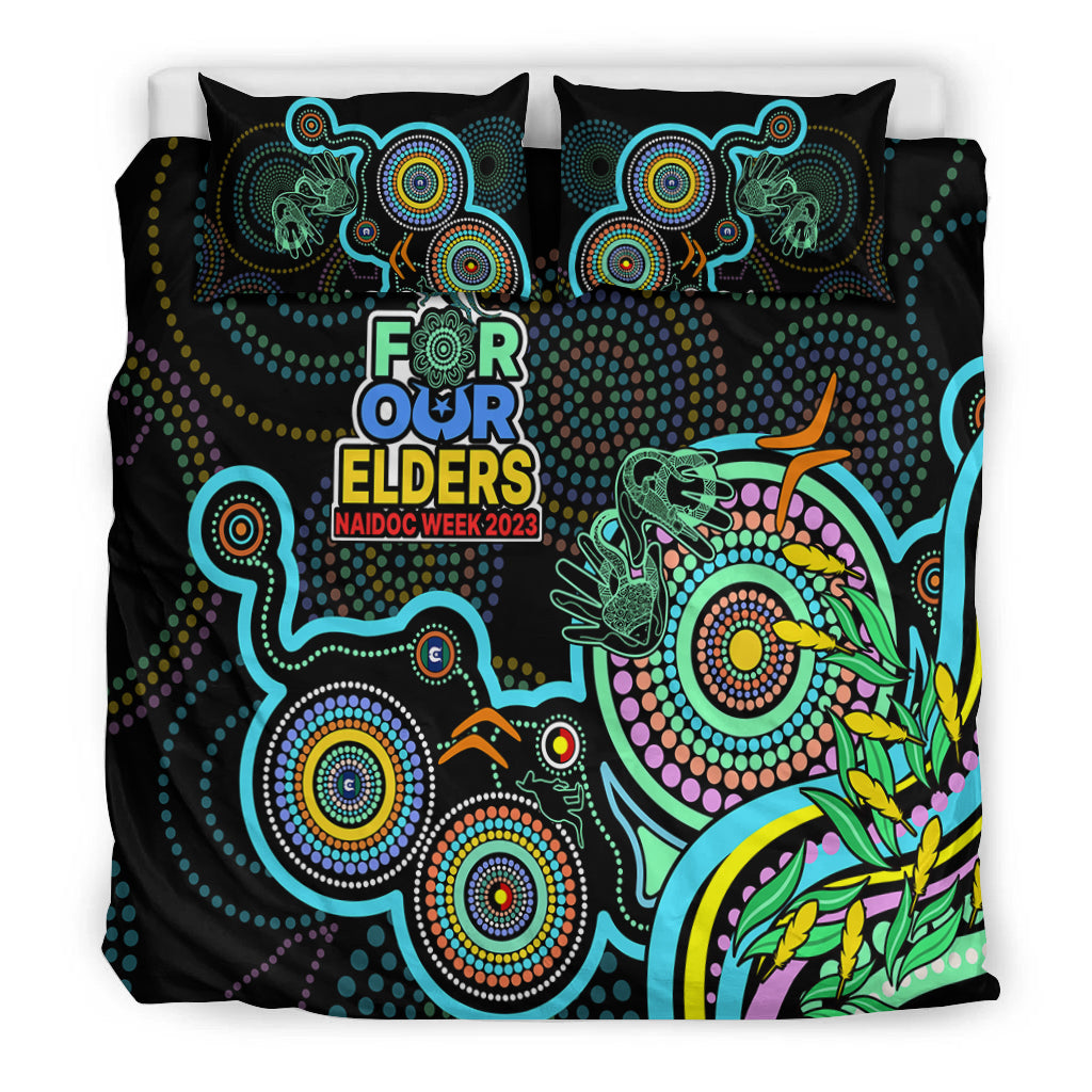 naidoc-week-2023-bedding-set-indigenous-tribal-ver02-aqua