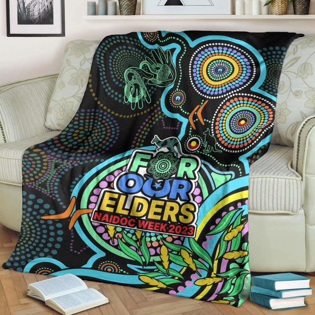 naidoc-week-2023-blanket-indigenous-tribal-ver02-aqua