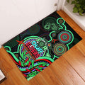 NAIDOC Week 2023 Door Mats Indigenous Tribal Ver.02 - Green LT9