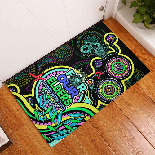 NAIDOC Week 2023 Door Mats Indigenous Tribal Ver.02 - Yellow LT9