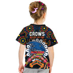 adelaide-crows-football-kid-t-shirt-boomerang-indigenous-dots