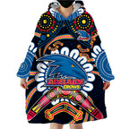 adelaide-crows-football-wearable-blanket-hoodie-boomerang-indigenous-dots