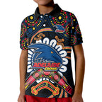 custom-adelaide-crows-football-kid-polo-shirt-boomerang-indigenous-dots