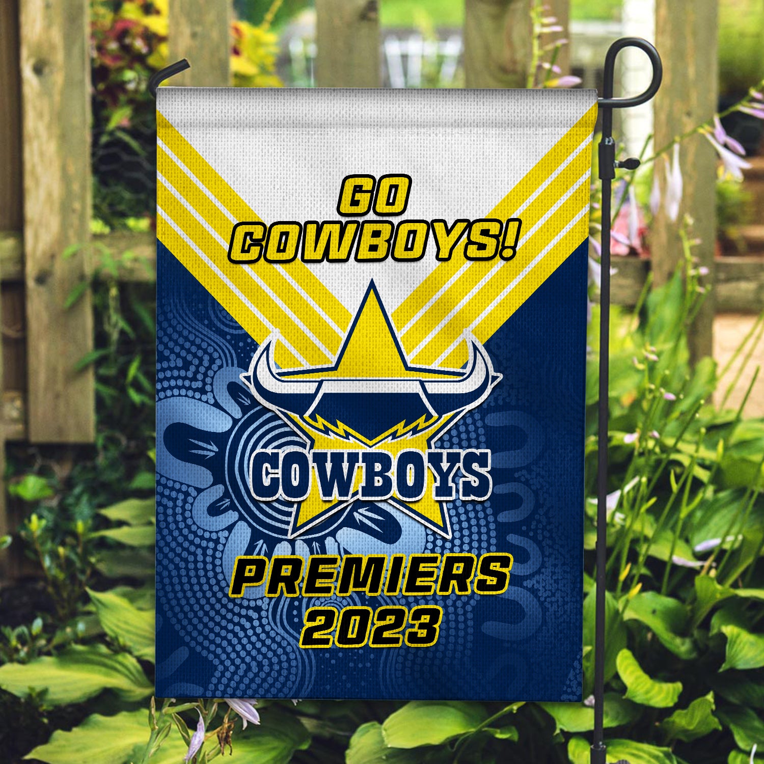 cowboys-rugby-garden-flag-aboriginal-go-premiers-2023