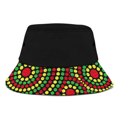 panthers-rugby-bucket-hat-2023-unique-indigenous-art-version-black