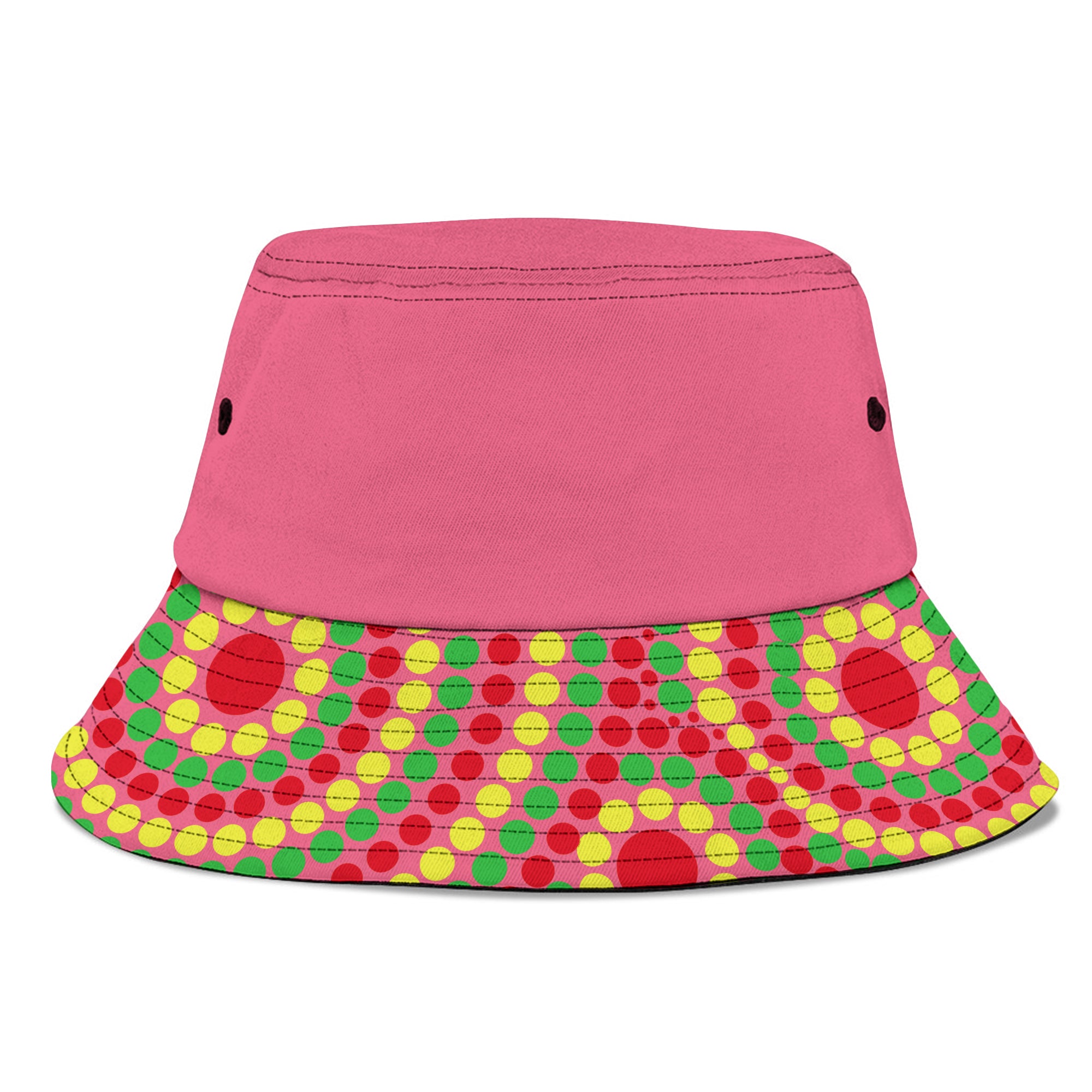 panthers-rugby-bucket-hat-2023-unique-indigenous-art-version-pink