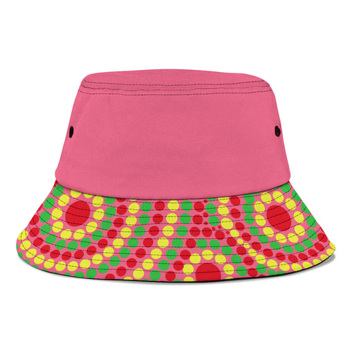 panthers-rugby-bucket-hat-2023-unique-indigenous-art-version-pink