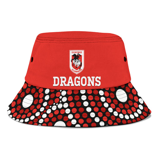 dragons-rugby-bucket-hat-2023-indigenous-art-unique-version