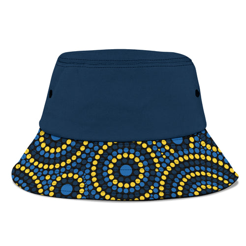 cowboys-rugby-bucket-hat-2023-indigenous-art-unique-blue-version