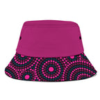 cowboys-rugby-bucket-hat-2023-indigenous-art-unique-pink-version