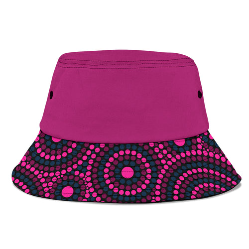 cowboys-rugby-bucket-hat-2023-indigenous-art-unique-pink-version