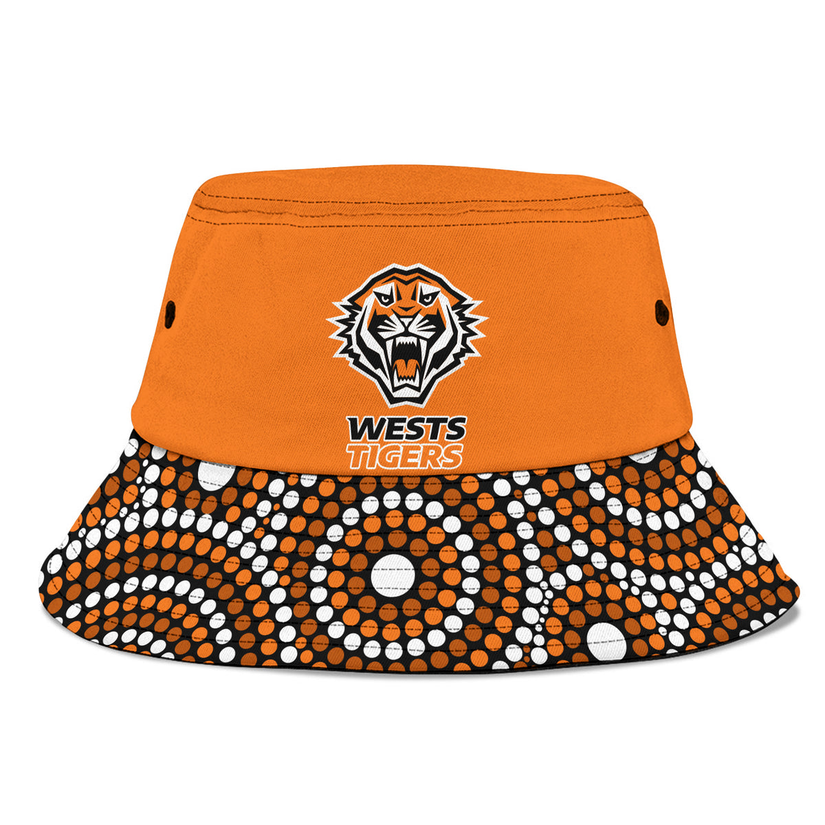 west-tigers-rugby-bucket-hat-2023-indigenous-art-unique-version